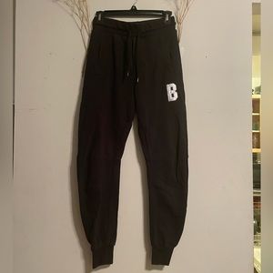 Black Cotton Joggers